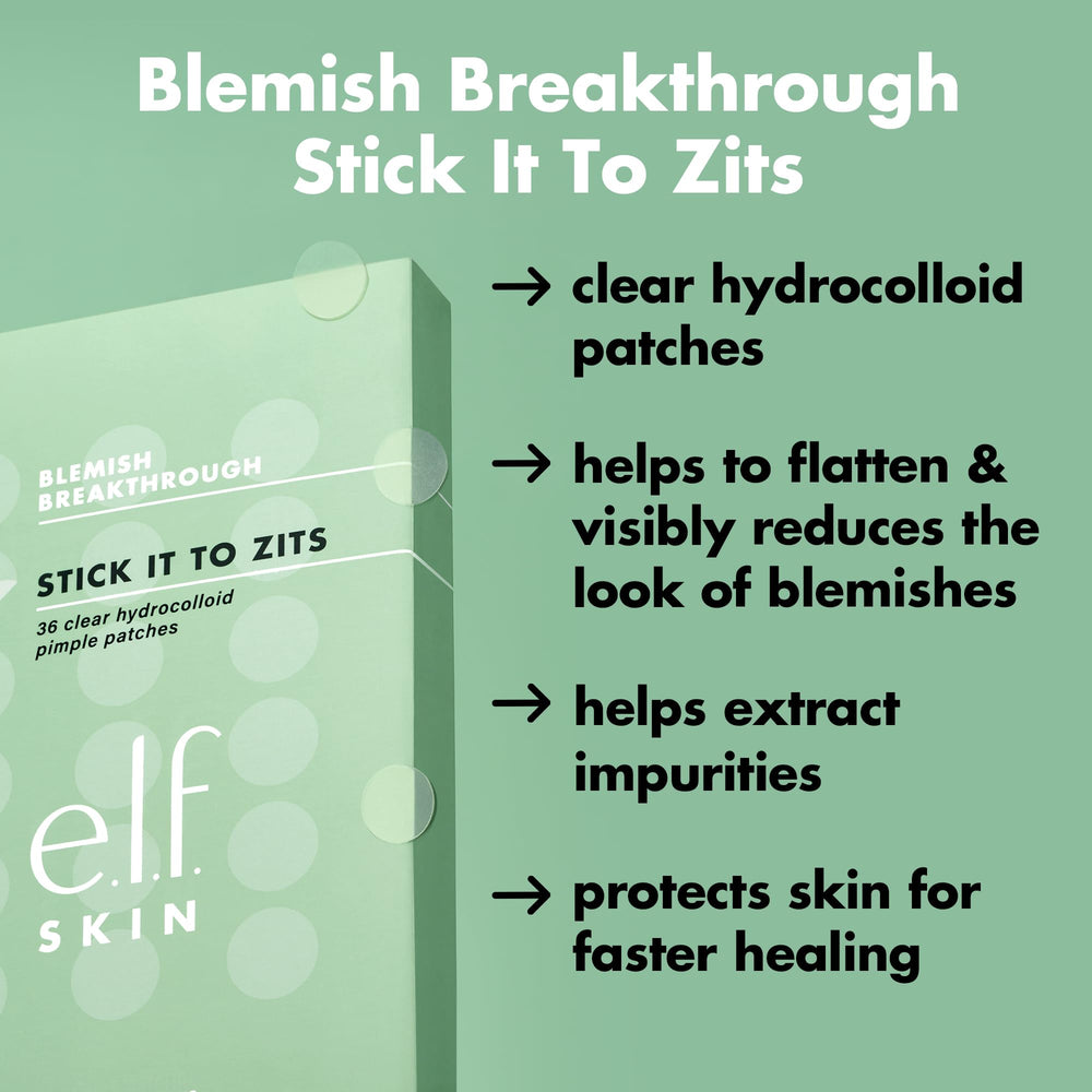 e.l.f. close-up of patch texture highlighting thin hydrocolloid absorbency
