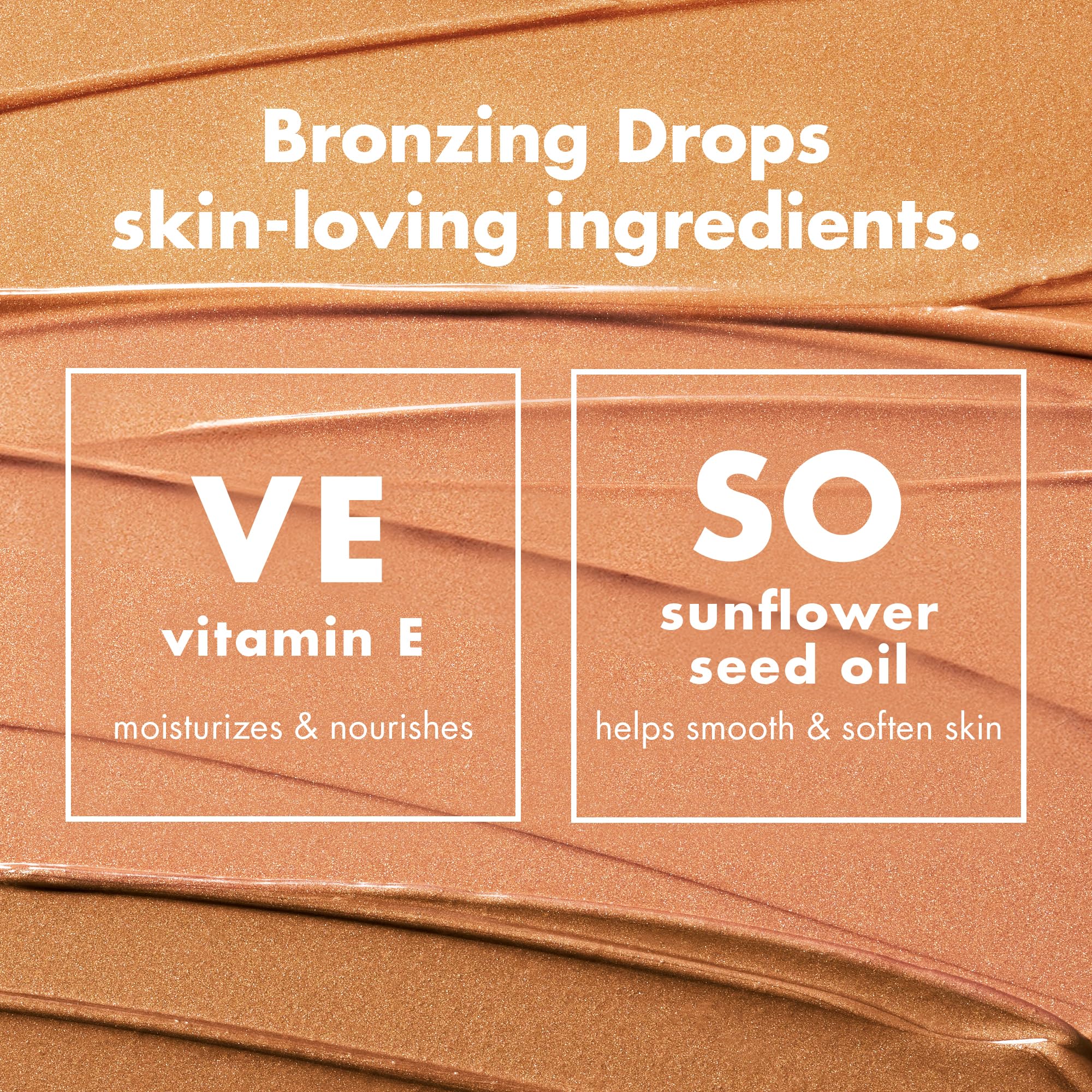 e.l.f. bronzing drops blended on skin showing smooth, sun-kissed finish and hydration