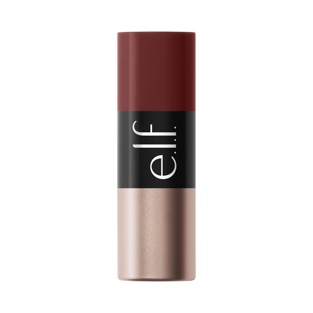 e.l.f. soft glam bronzer stick with shea and sunflower visuals showing nourishing benefits