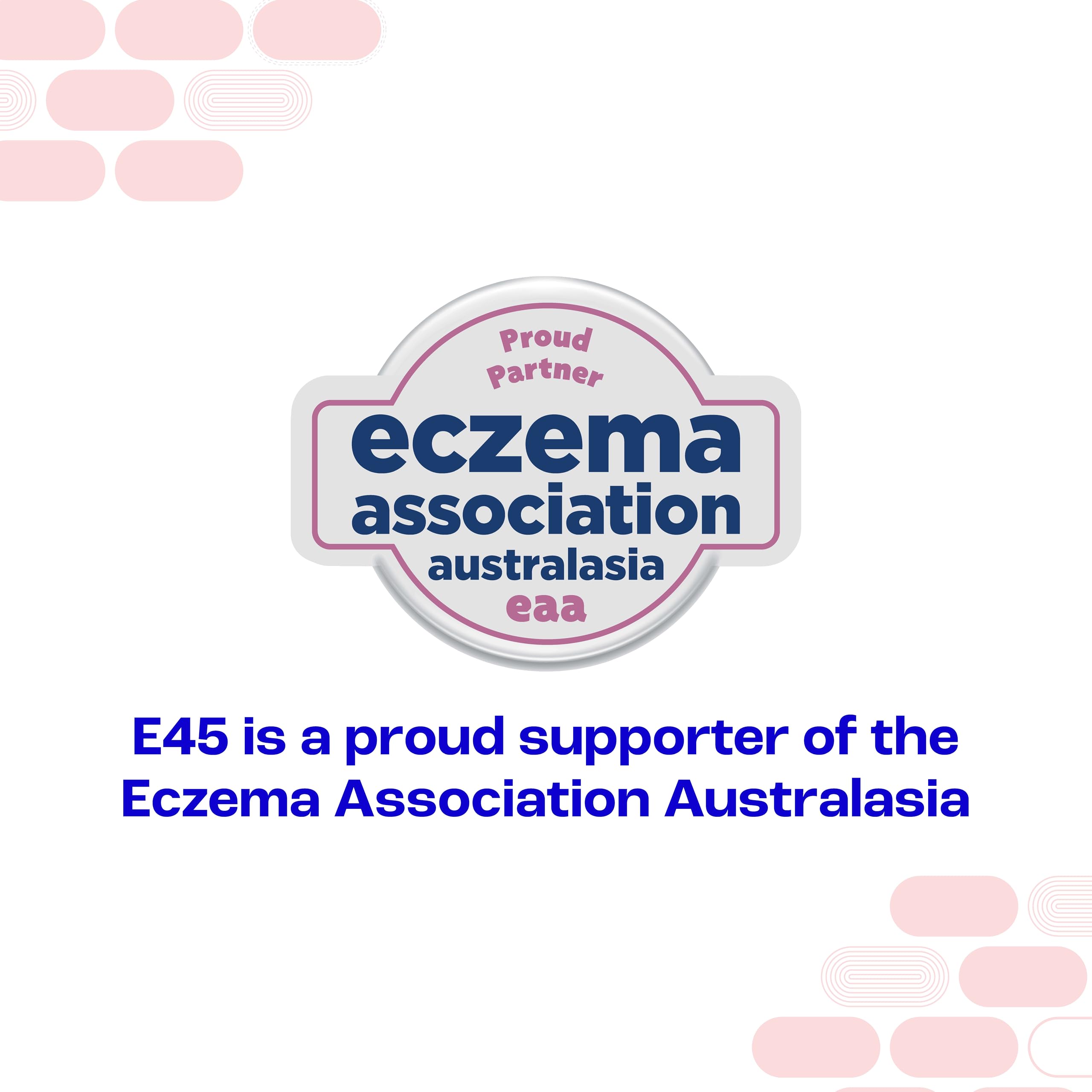 E45 cream spread on skin showing smooth absorption and hydration