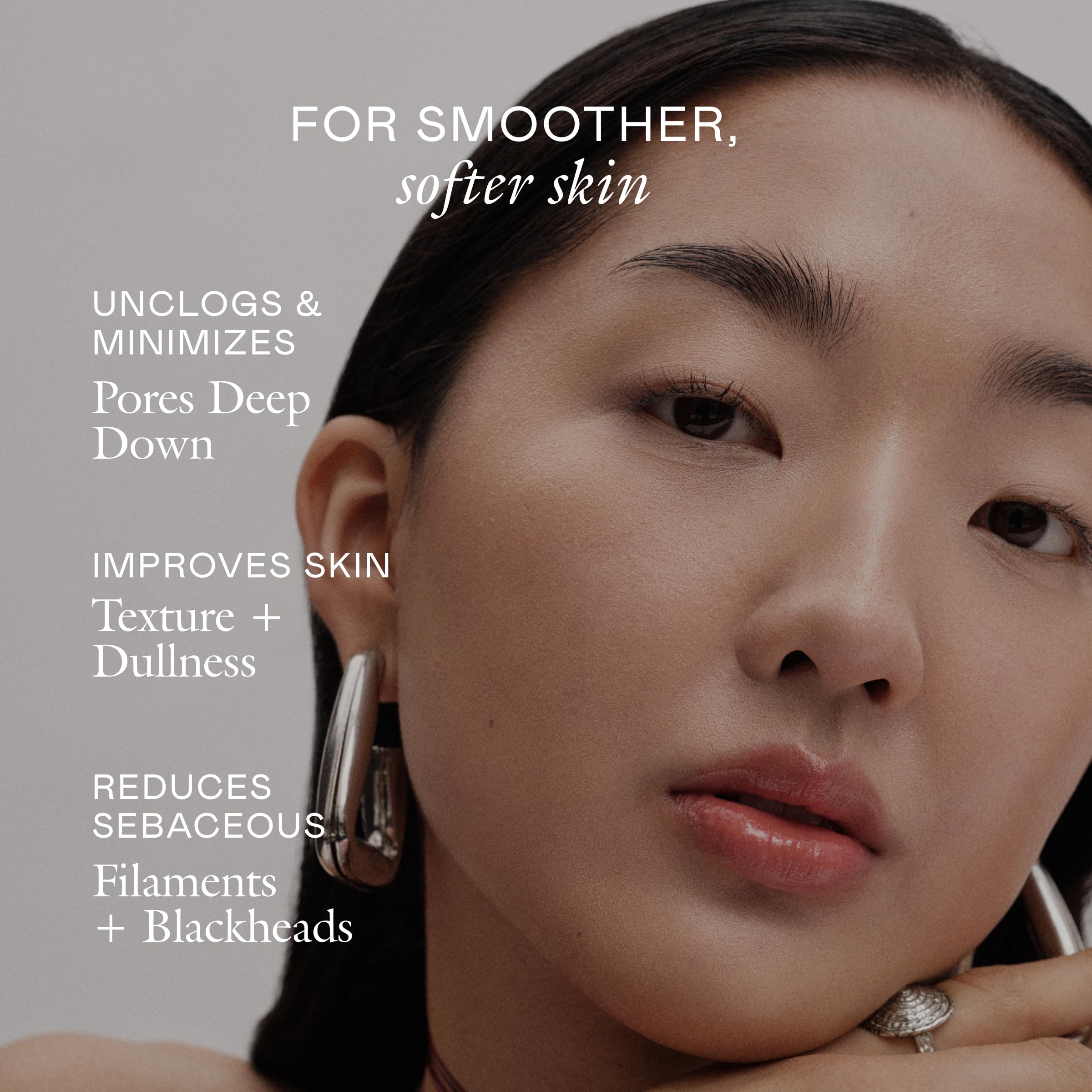 EADEM milky texture close-up highlighting gentle hydration benefit
