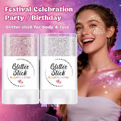 EAEVDJ used at hairline for costume sparkle and lasting shine