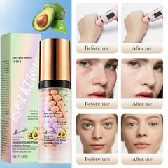 Eakroo tinted swatch on hand demonstrating coverage and color-correcting effect
