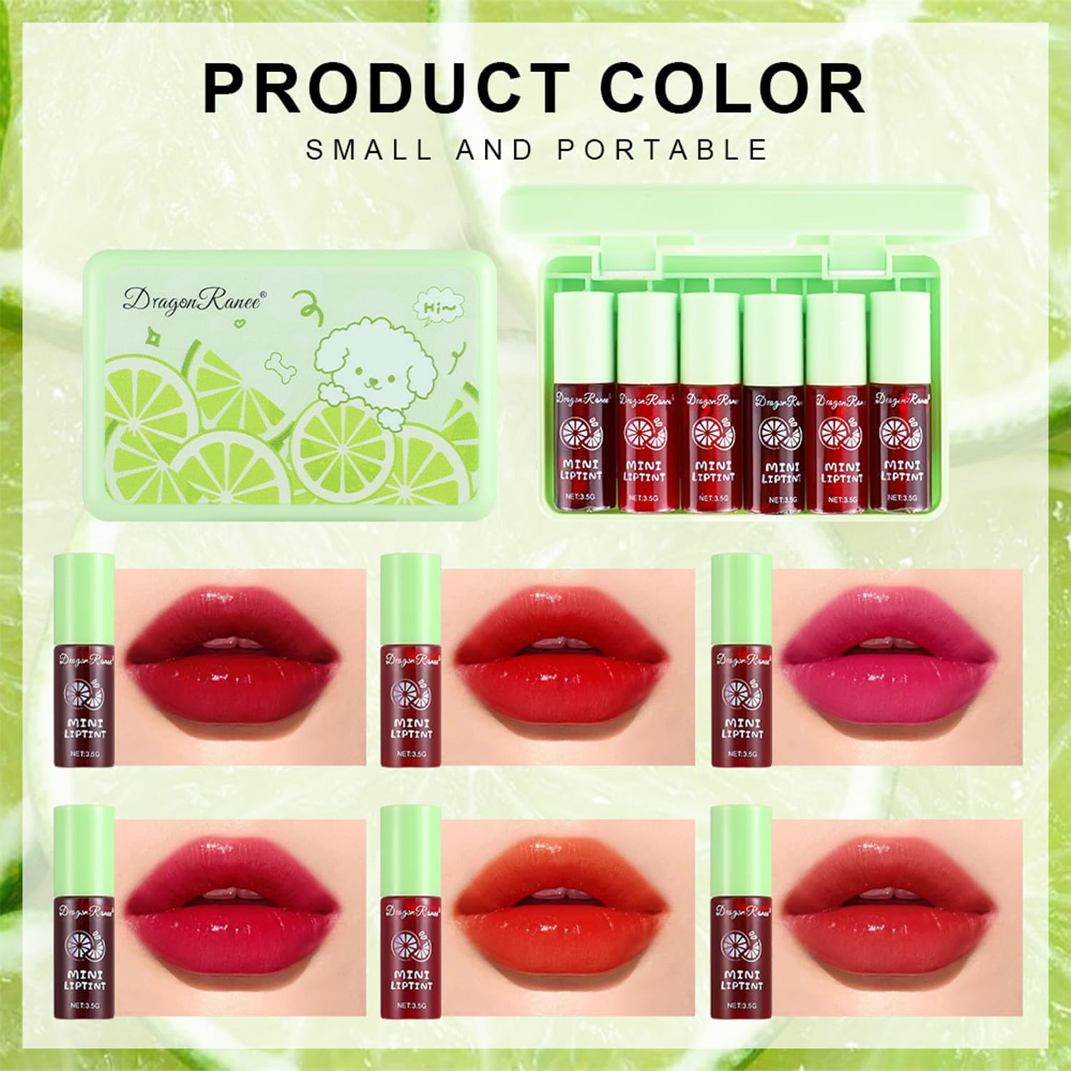 Eakroo blended tint on cheek showing multiuse as blush and color coordination