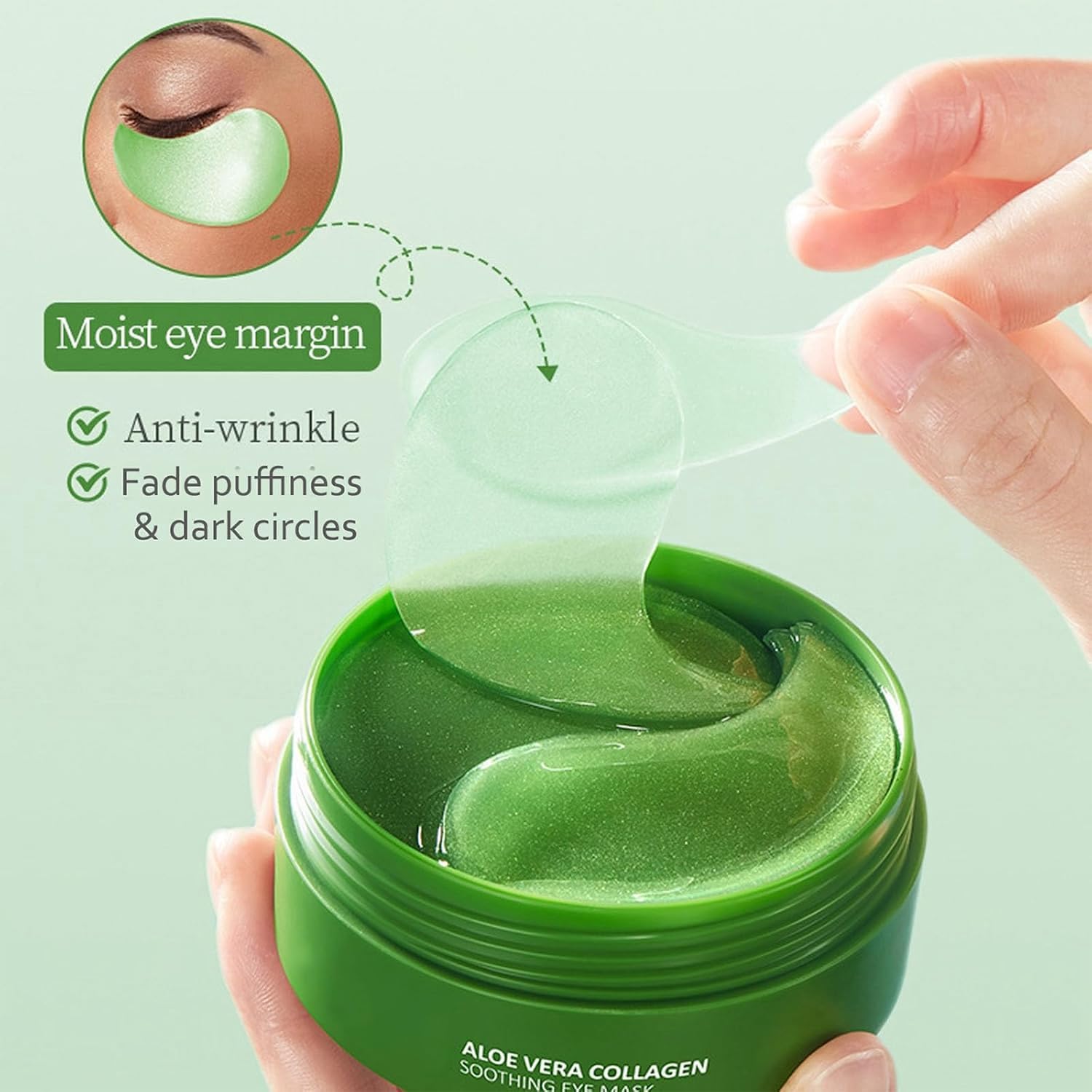 Eakroo close-up of glossy gel texture illustrating hydrating formula