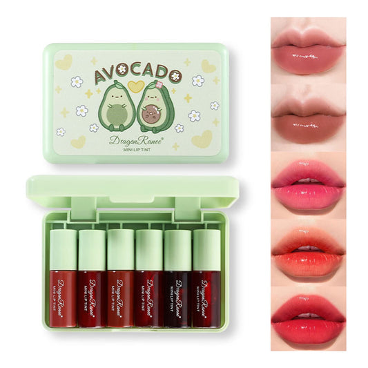 Eakroo front packaging showing six tinted tubes and compact design benefit