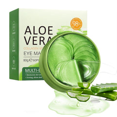Eakroo front packaging showing 60 aloe vera collagen patches and benefits