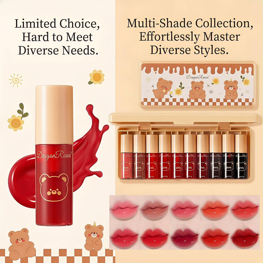 Eakroo lip swatches on skin illustrating vivid color payoff and blendability