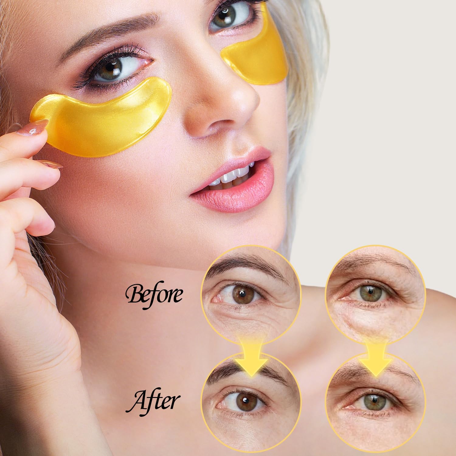 Eakroo masks in hand demonstrating size and easy application