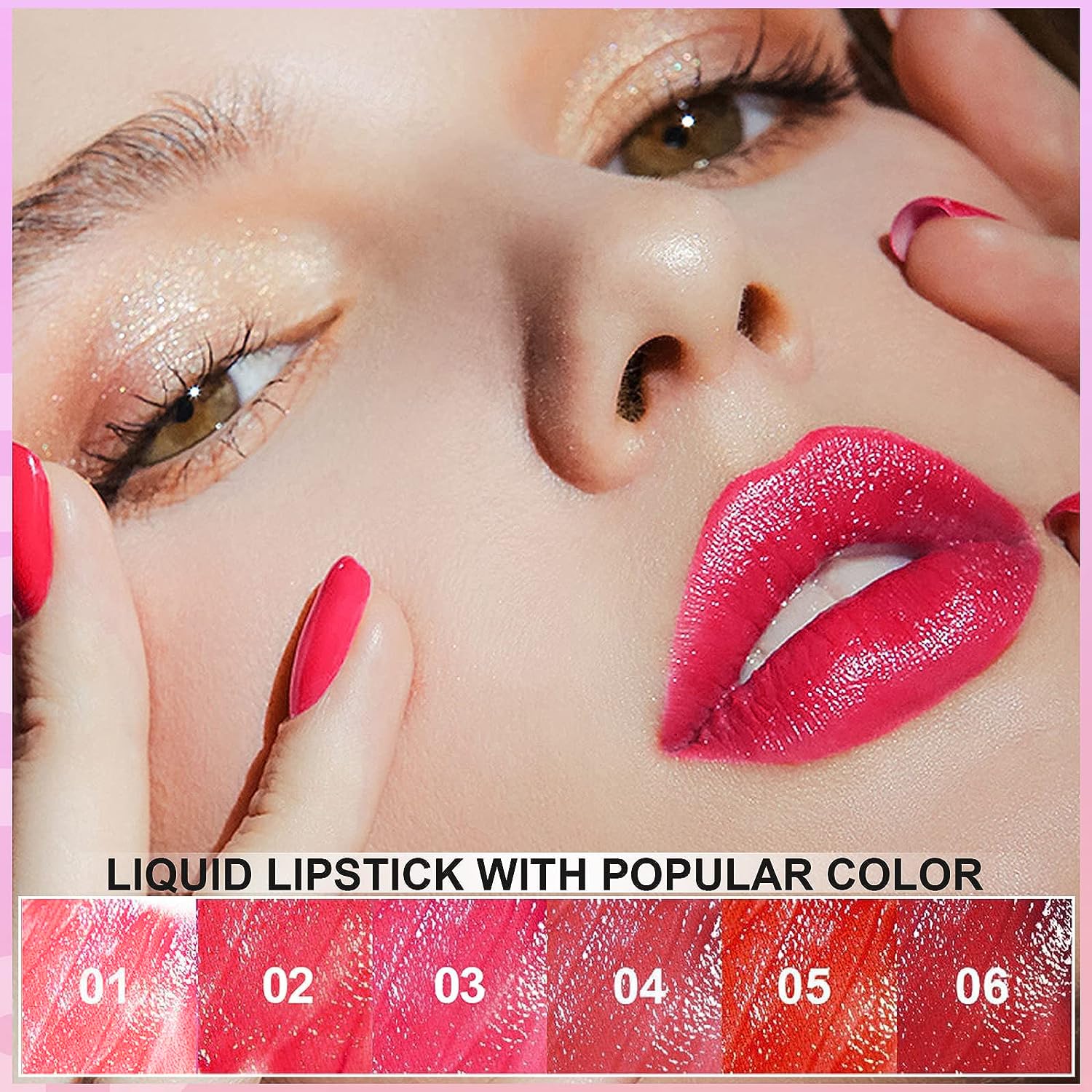Eakroo single tube label detail highlighting shade name and formula