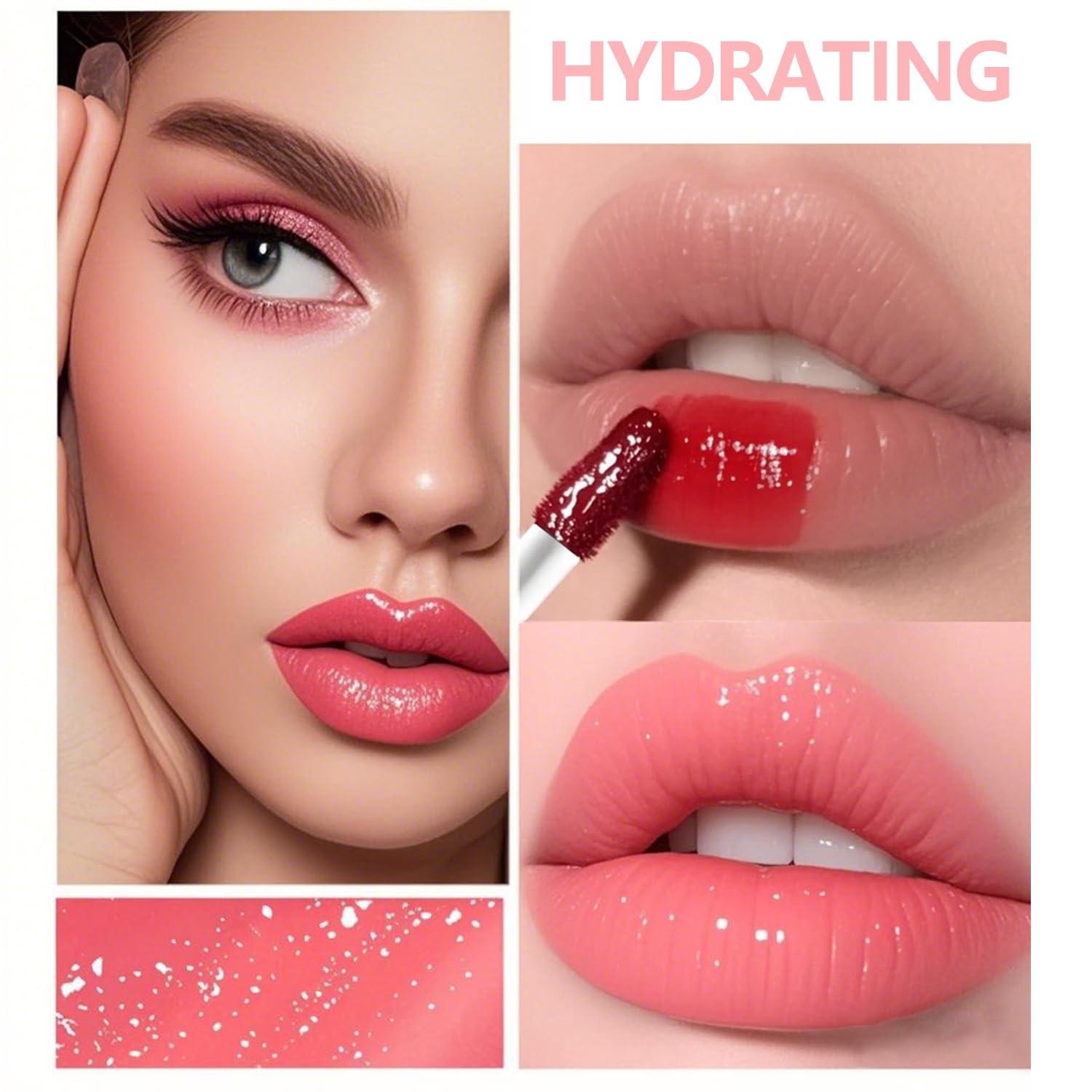 Eakroo lip texture close-up demonstrating smooth velvet finish