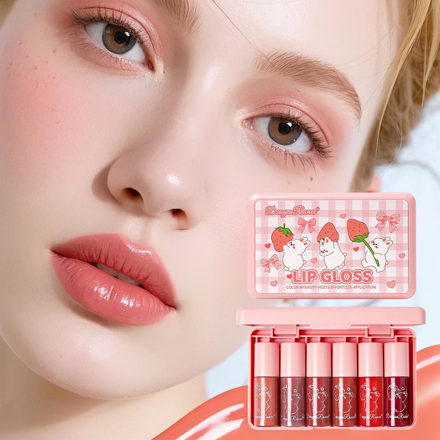 Eakroo tube closeup of applicator displaying smooth wand and precise application benefit