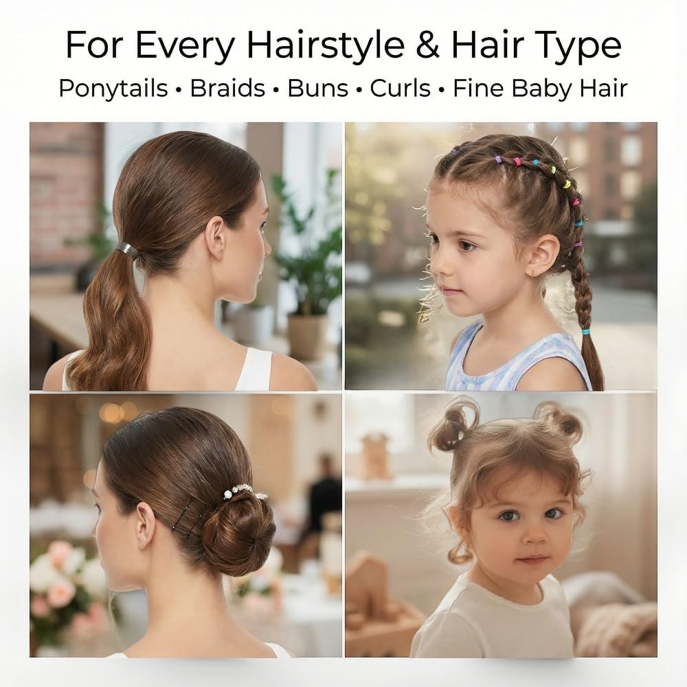 EAONE used in a small ponytail demonstrating discreet hold and low-profile look