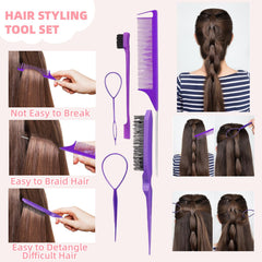 EAQIOIL ponytail in use on child demonstrating secure hold and neat appearance benefit