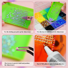 EARLMONI picker tools and sharpener arranged to show precise placement and wax maintenance