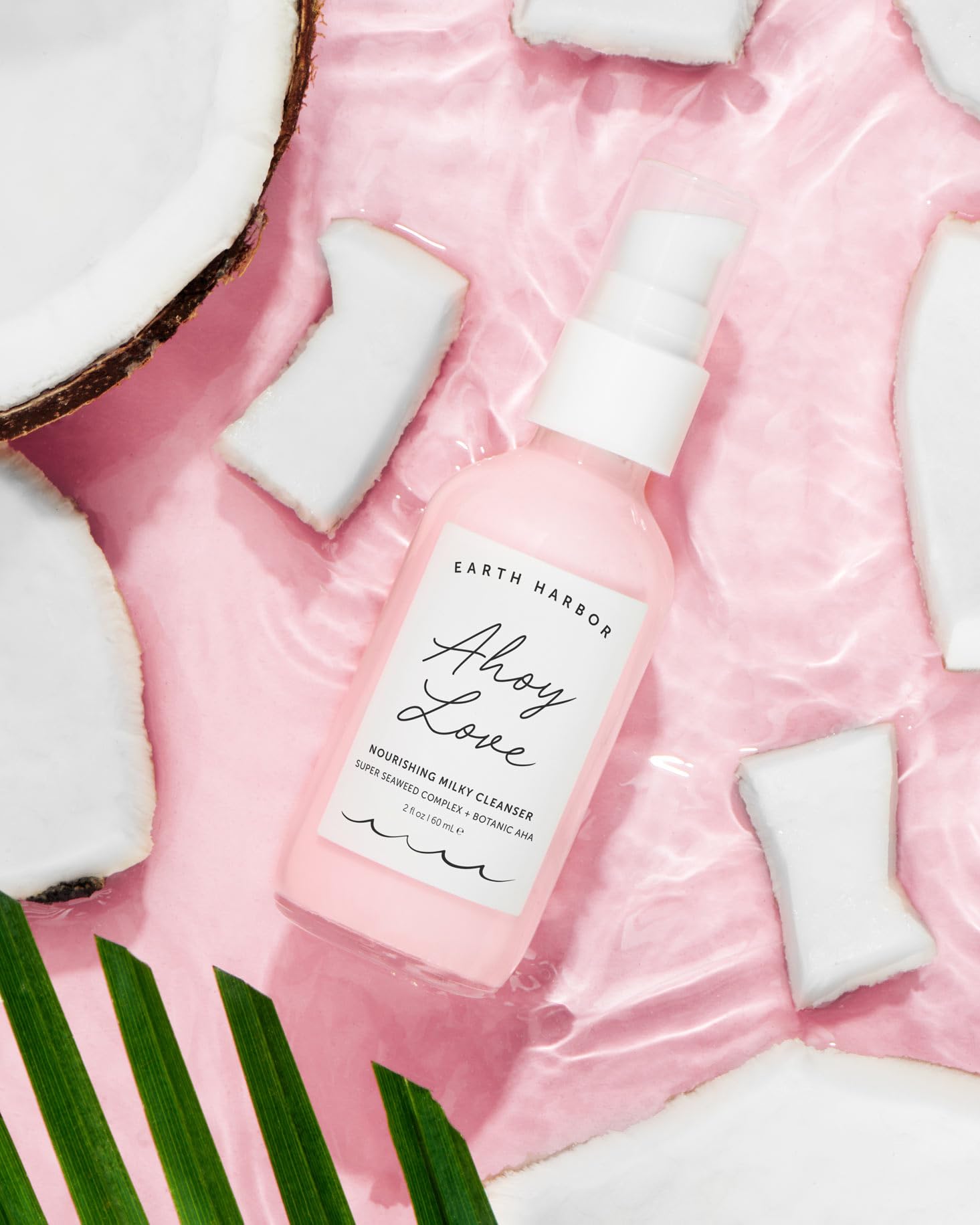 Earth Harbor soft foam lather on skin illustrating gentle cleansing
