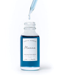 Earth Harbor close-up of dropper texture showing lightweight serum absorption