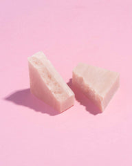 Earth Harbor Rose Bay close-up of Moroccan rose petals and pink clay texture