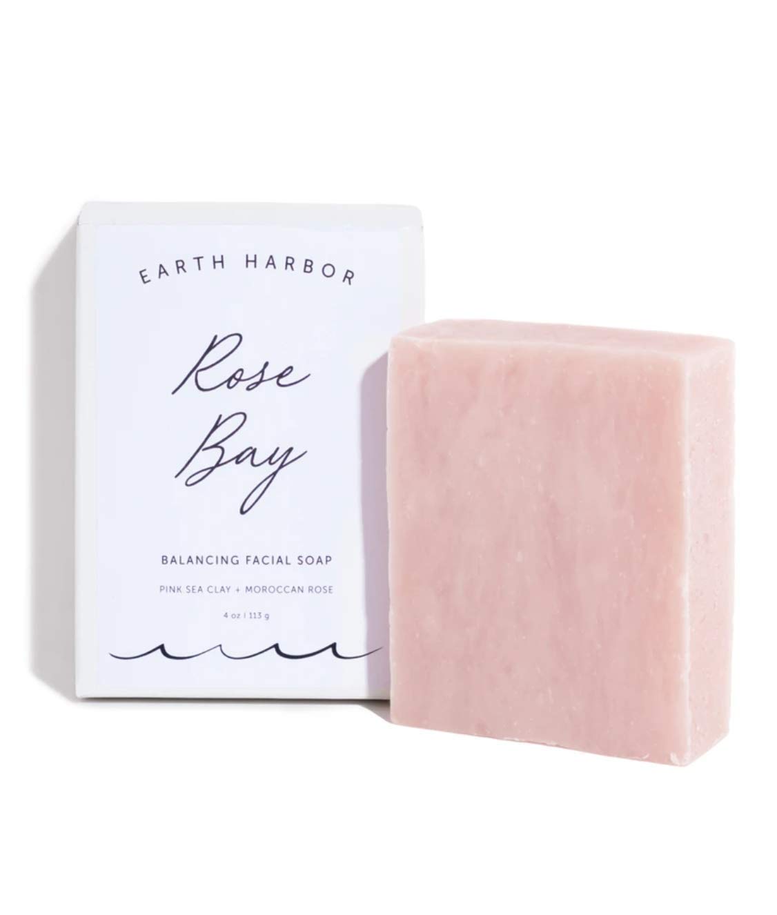 Earth Harbor Rose Bay front packaging showing recyclable box and floral design