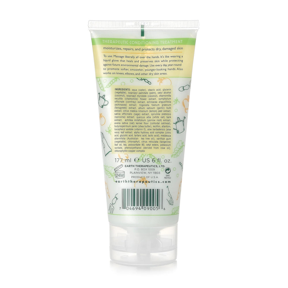Earth Therapeutics cream texture close-up highlighting rich emollient hydration