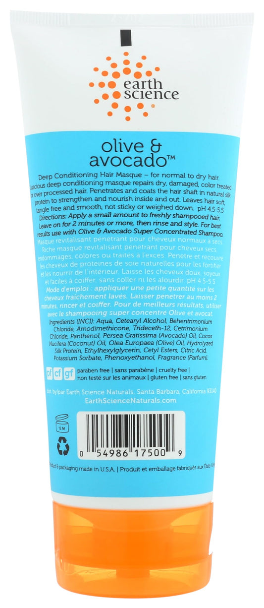 Earth Therapeutics masque creamy texture close-up highlighting rich conditioning feel