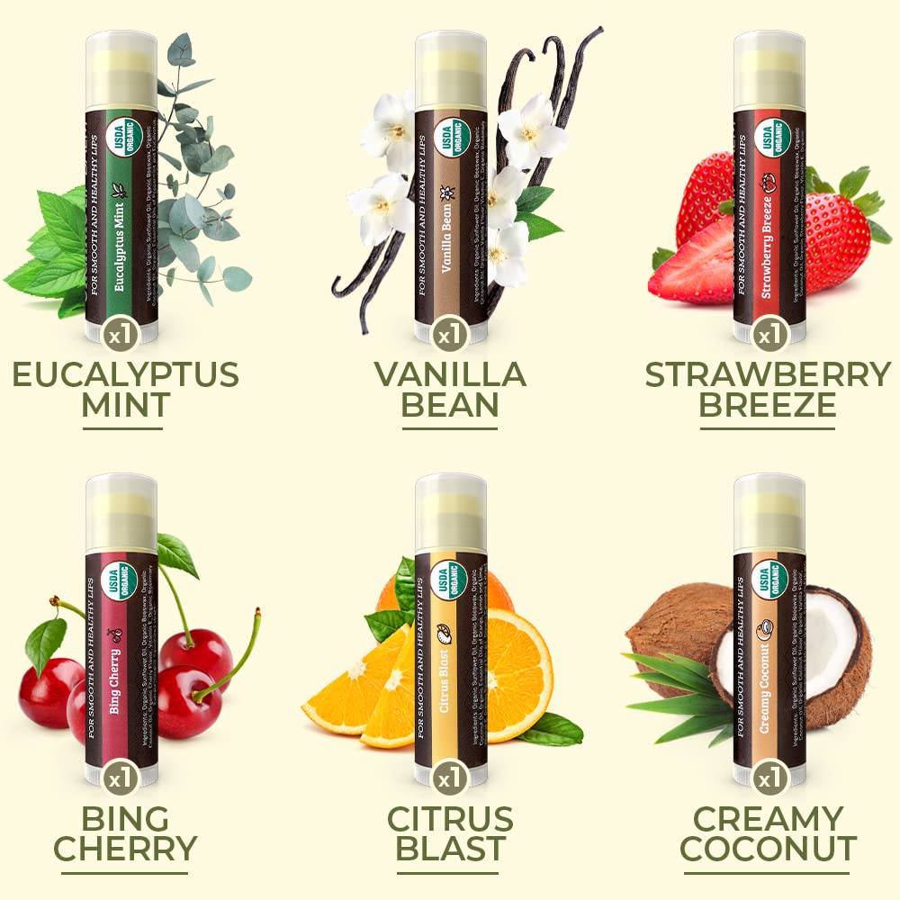 Earth's Daughter six tubes arranged to display variety and portability for daily use