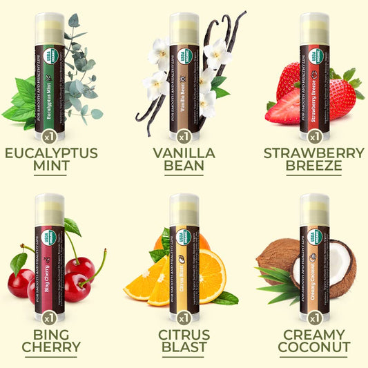 Earth's Daughter six tubes arranged to display variety and portability for daily use
