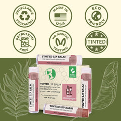 Earth's Daughter swiped on lips lifestyle photo with natural sheen