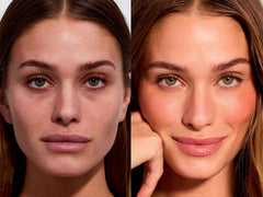 EarthsCure blush stick texture swipe showing blendable, hydrating pigment