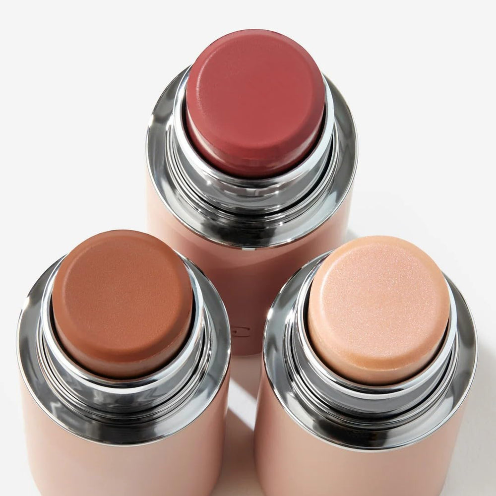 EarthsCure trio inside a travel makeup bag showing streamlined beauty routine