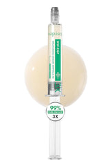 Easydew front packaging showing ampoule pump and label benefits