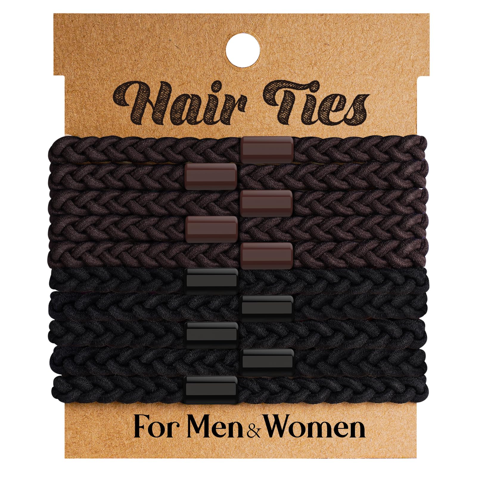 EasYoung front packaging showing ten braided hair ties and modern colors for daily style