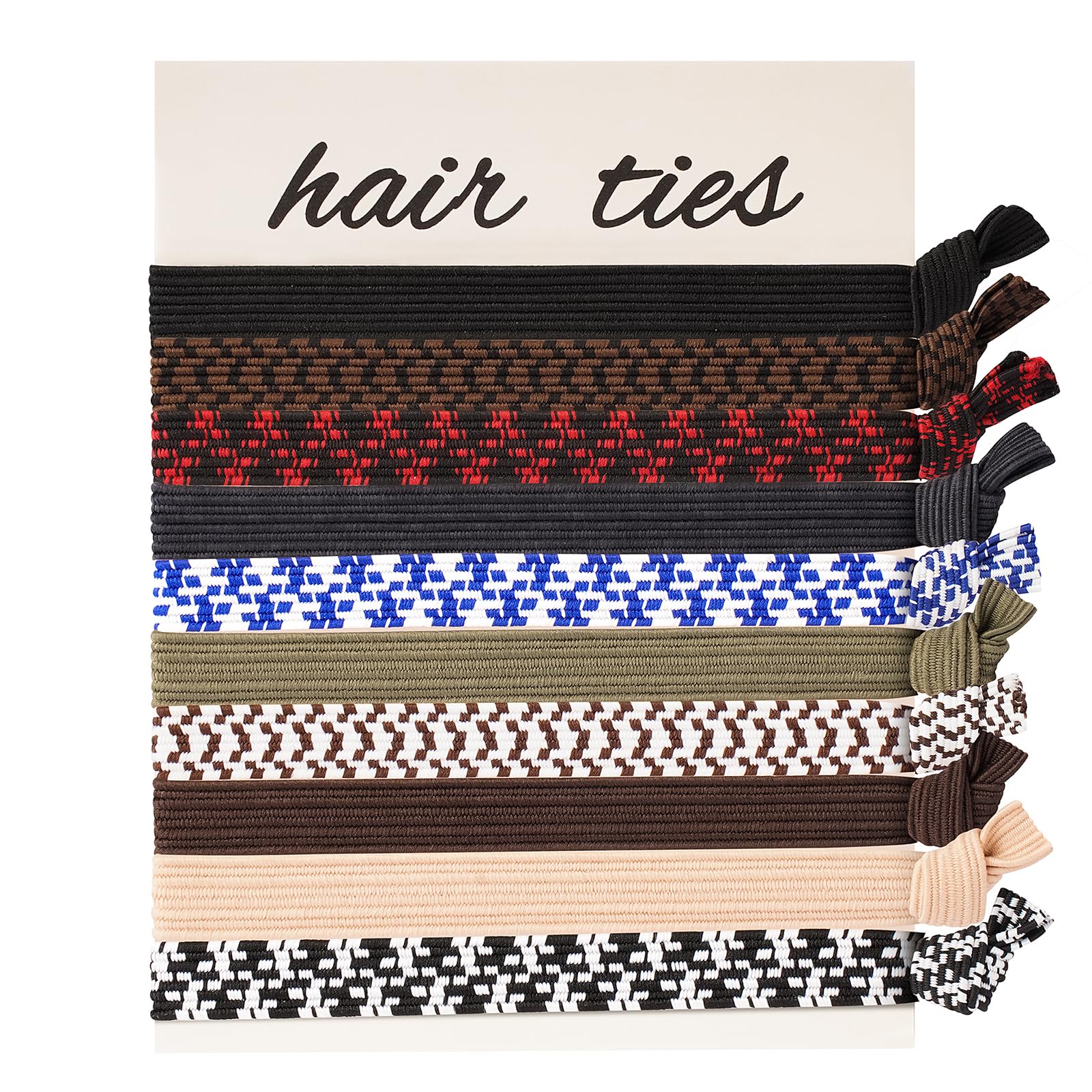 EasYoung front packaging showing ten hair ties and masculine design benefit