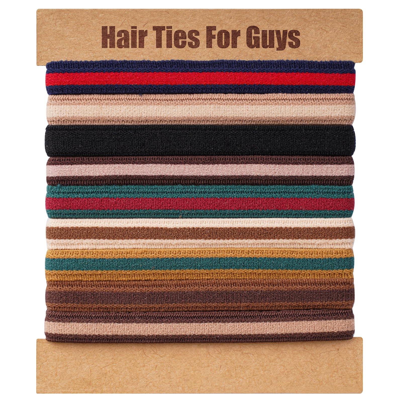 EasYoung front packaging showing nine braided hair ties and masculine design benefits