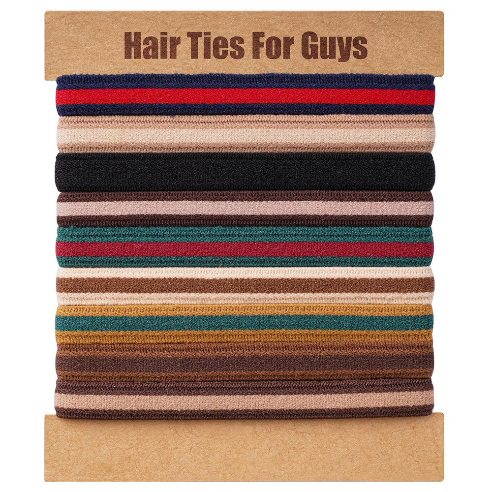 EasYoung front packaging showing nine braided hair ties and masculine design benefits