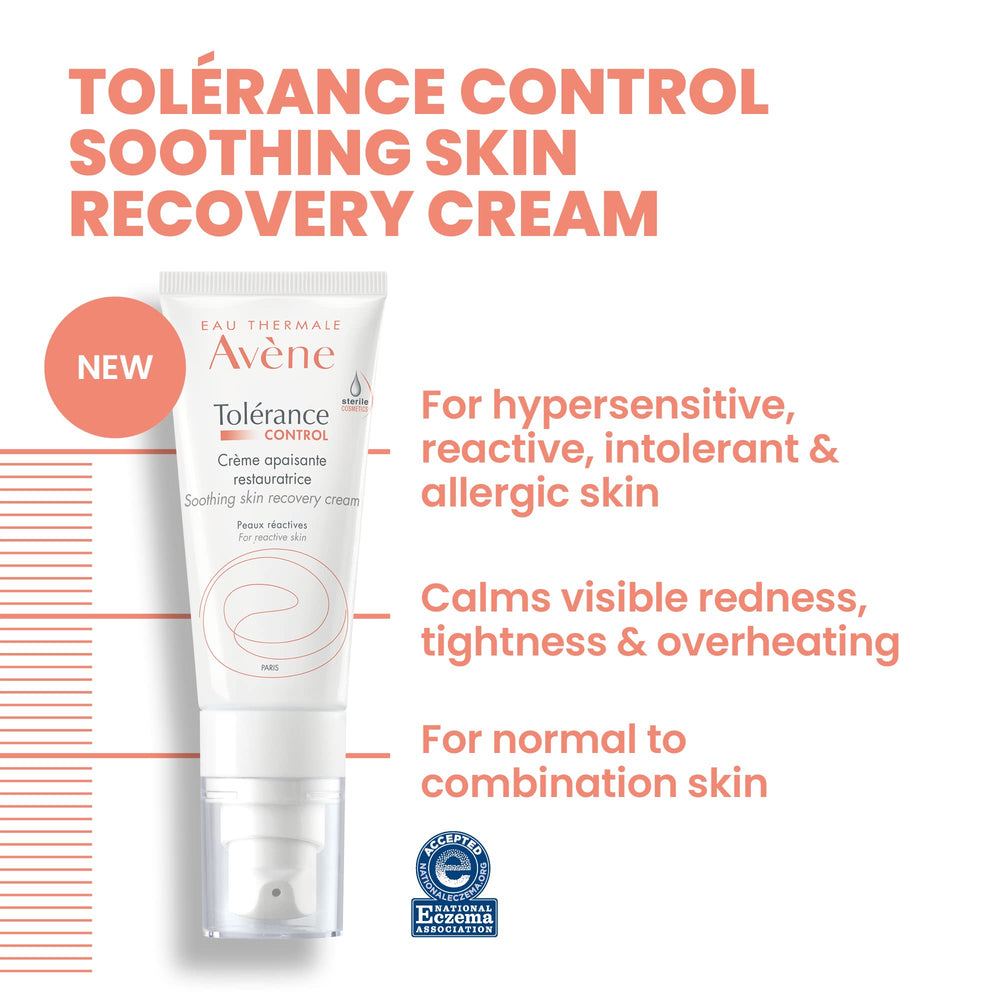 Eau Thermale Avène cream texture on fingertip illustrating nourishing, non-greasy finish