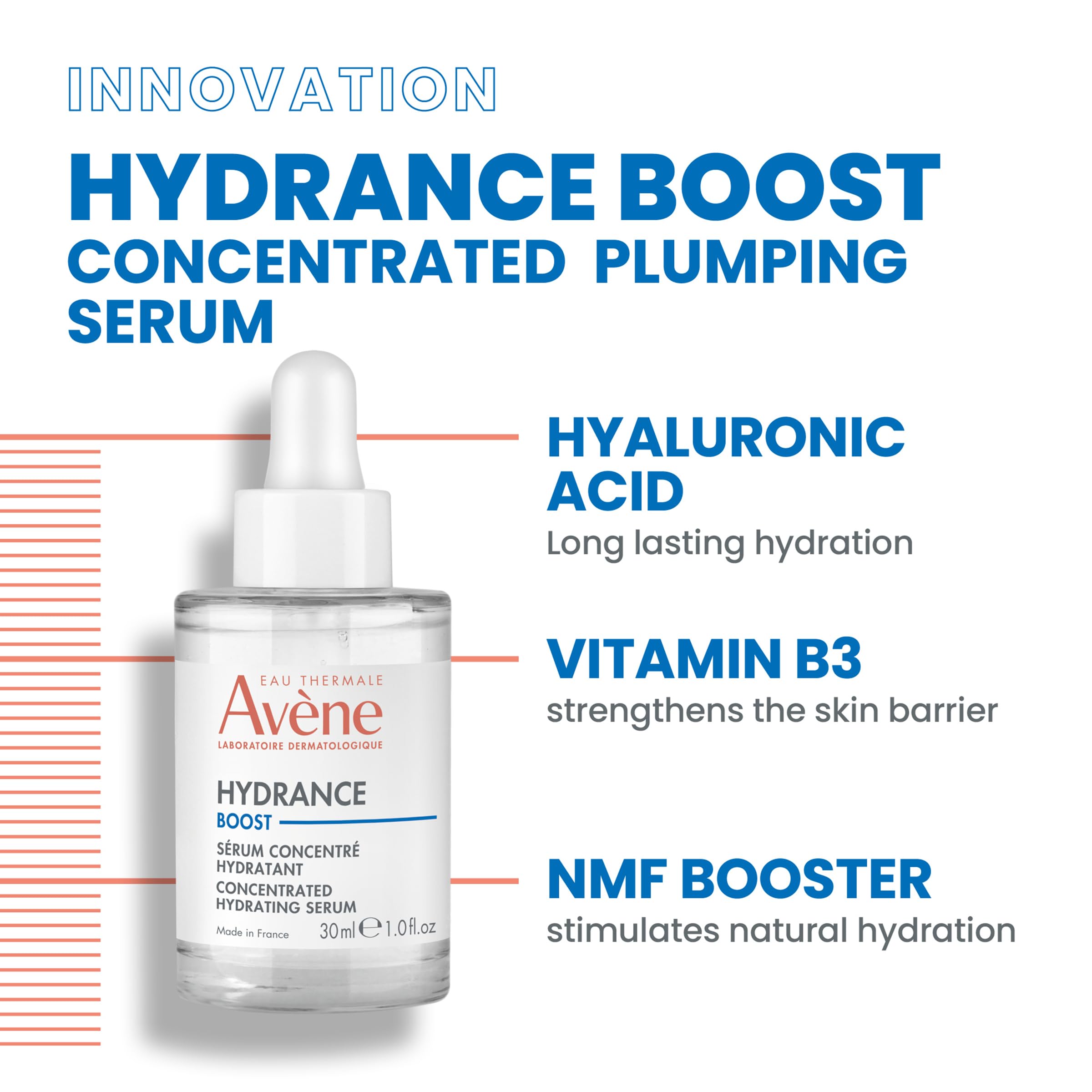 Eau Thermale Avène bottle in hand for scale showing travel-friendly one ounce size