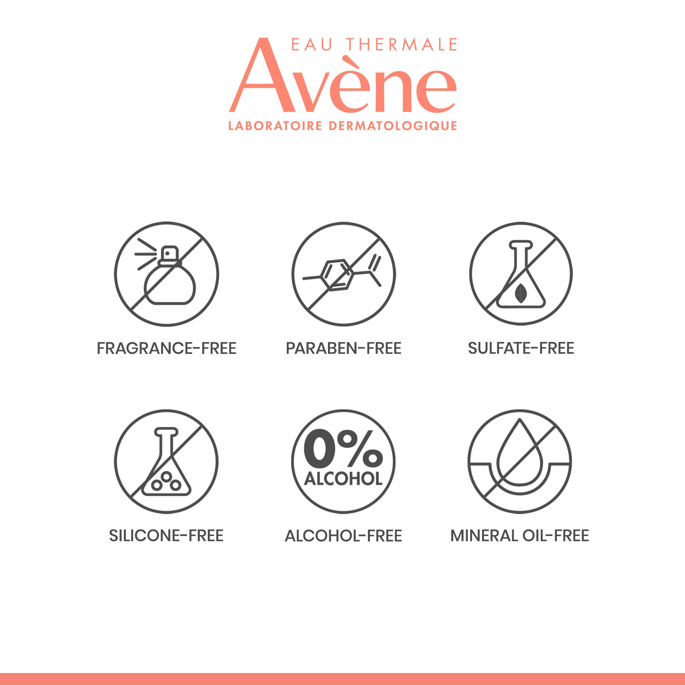 Eau Thermale Avène next to lip balm for scale showing travel-friendly size