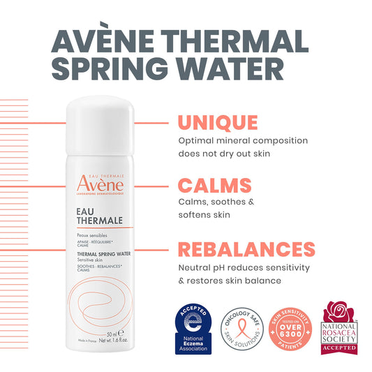 Eau Thermale Avène Thermal Spring Water spray nozzle close-up for instant soothing