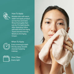 eb5 applying cleansing lotion on hands showing gentle suds
