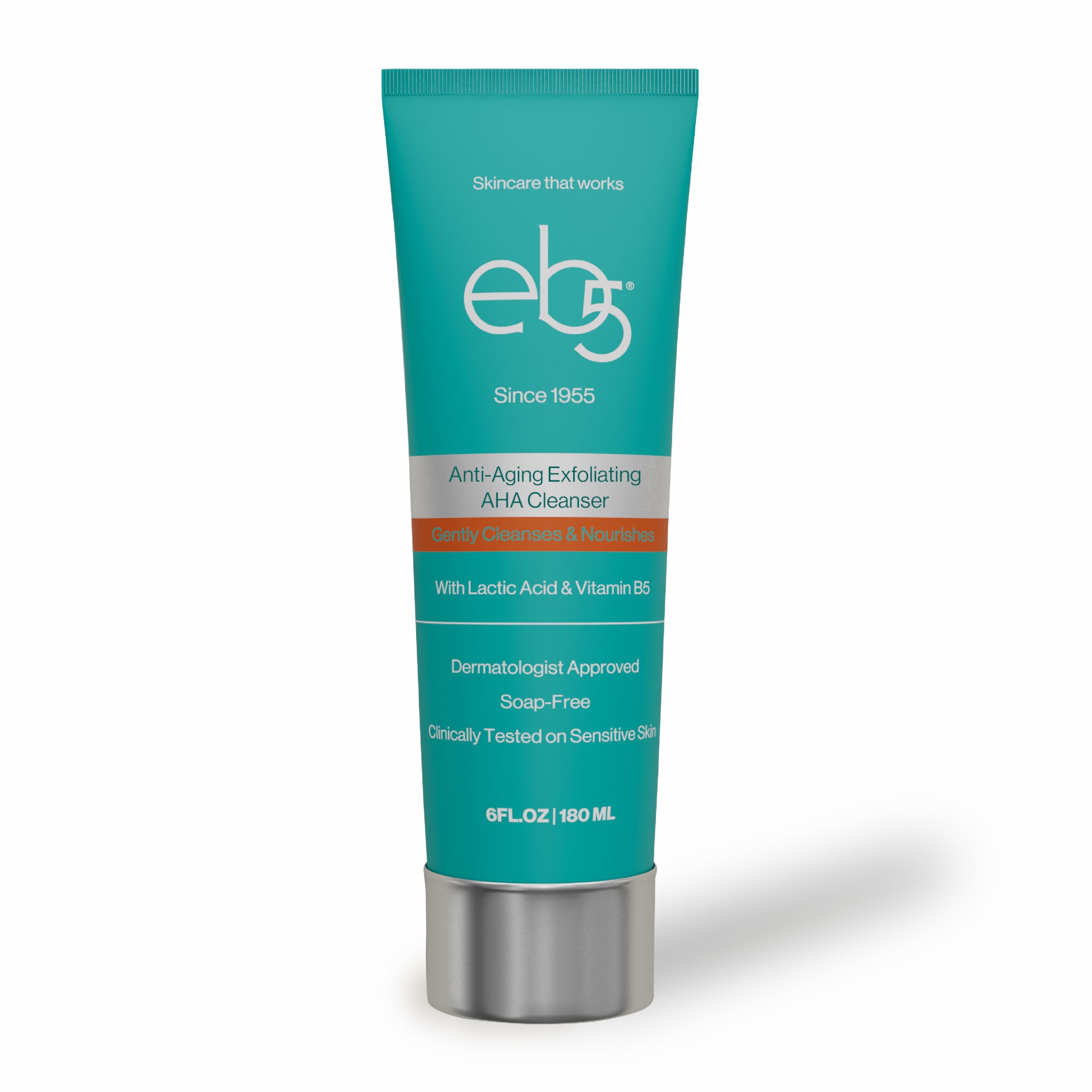 eb5 front packaging tube showing product and benefits