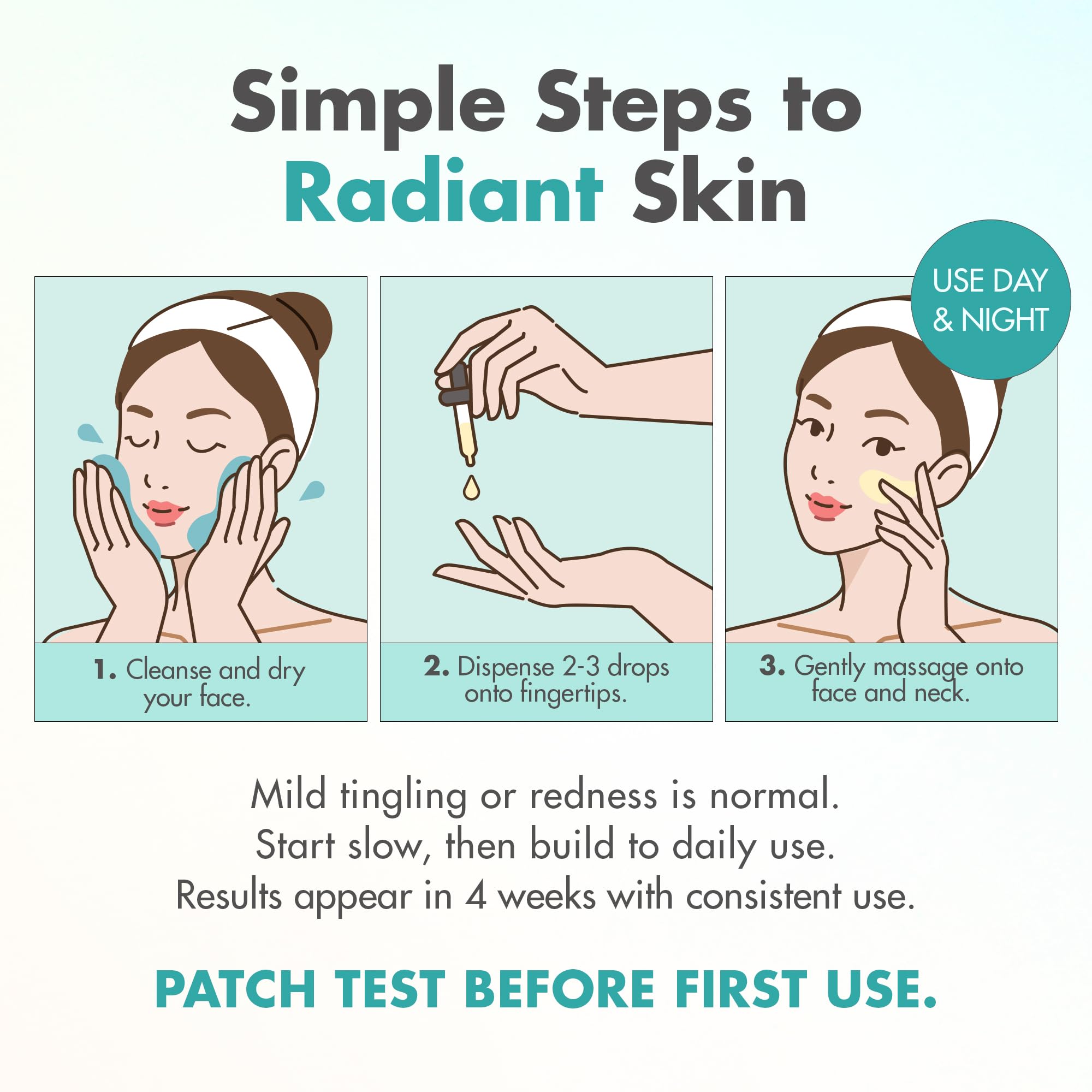 Close-up of Ebanel label listing peptides and retinol for clarity and confidence