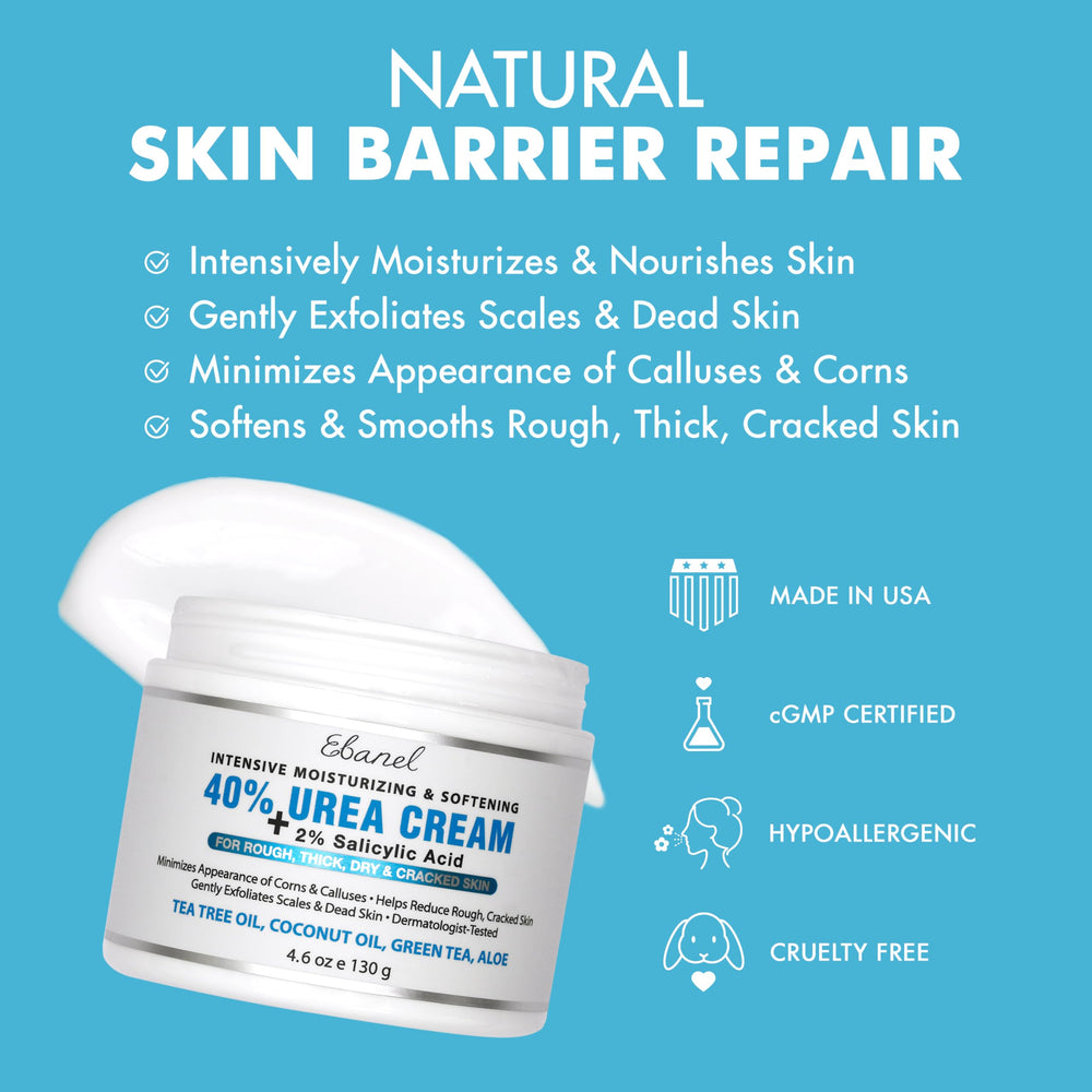 Ebanel cream close-up swirl highlighting rich emollient texture and hydration