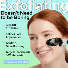 Ebanel mask texture close-up highlighting thick peelable gel hydration