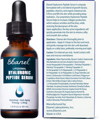 Ebanel bottle held in hand showing product size and travel-friendly convenience