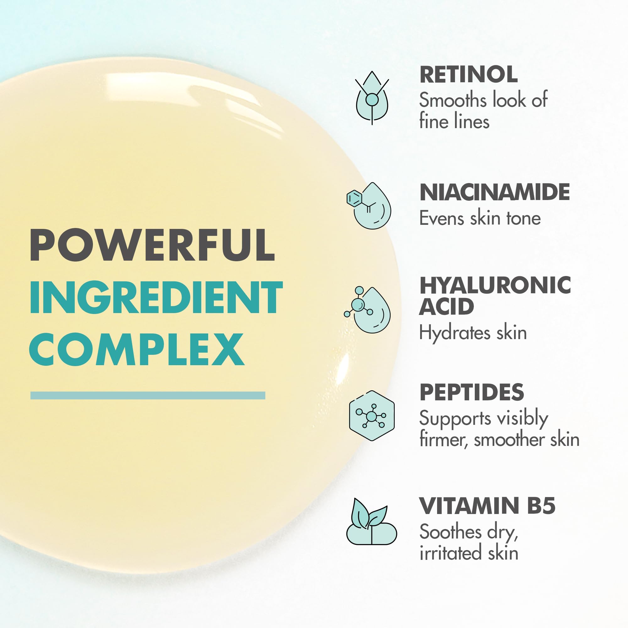 Ebanel serum texture on hand demonstrating lightweight hydration and absorption