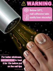 EBANKU peeling a tab and pressing a false nail, quick application benefit