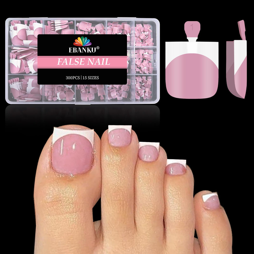 EBANKU berry pink front view showing full set and salon-ready look