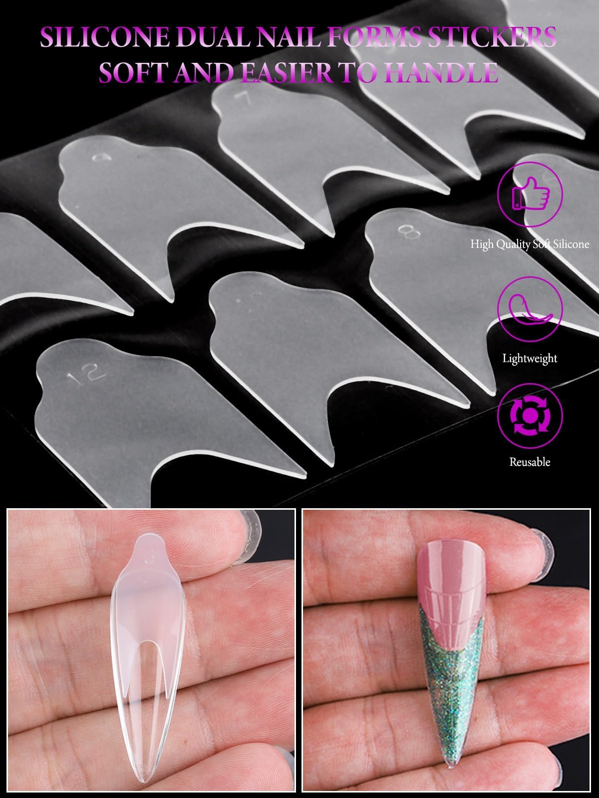 EBANKU close-up of silicone texture revealing reusable, easy-clean surface