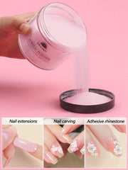 EBANKU used for French tip manicure illustrating neat natural-looking smile line